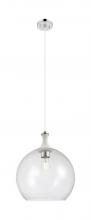 Innovations Lighting 415-1PR-PN-G124-14 - Astor - 1 Light - 14 inch - Polished Nickel - Cord hung - Pendant