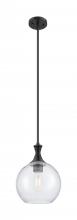 Innovations Lighting 415-1S-BK-G124-10 - Astor - 1 Light - 10 inch - Matte Black - Mini Pendant