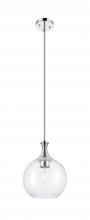 Innovations Lighting 415-1S-PN-G122-10 - Astor - 1 Light - 10 inch - Polished Nickel - Mini Pendant