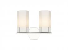 Innovations Lighting 427-2W-PN-G427-9WH - Claverack - 2 Light - 13 inch - Polished Nickel - Bath Vanity Light