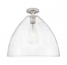 Innovations Lighting 434-1F-SN-GBD-164 - Crown Point - 1 Light - 16 inch - Satin Nickel - Flush Mount