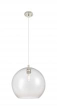 Innovations Lighting 434-1P-PN-G124-12 - Crown Point - 1 Light - 12 inch - Polished Nickel - Pendant