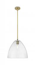 Innovations Lighting 434-1S-BB-GBD-124 - Crown Point - 1 Light - 12 inch - Brushed Brass - Pendant