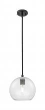 Innovations Lighting 434-1S-BK-G122-8 - Crown Point - 1 Light - 8 inch - Matte Black - Pendant