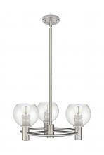 Innovations Lighting 434-3CR-SN-G124-6 - Crown Point - 3 Light - 20 inch - Satin Nickel - Pendant