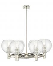 Innovations Lighting 434-6CR-PN-G122-6 - Crown Point - 6 Light - 26 inch - Polished Nickel - Chandelier