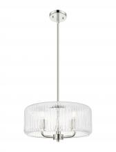 Innovations Lighting 436-3S-PN-G436-16CL - Windsor - 3 Light - 16 inch - Polished Nickel - Stem hung - Pendant