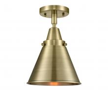 Innovations Lighting 447-1C-AB-M13-AB - Appalachian - 1 Light - 8 inch - Antique Brass - Semi-Flush Mount