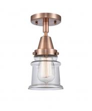 Innovations Lighting 447-1C-AC-G182S - Canton - 1 Light - 6 inch - Antique Copper - Semi-Flush Mount