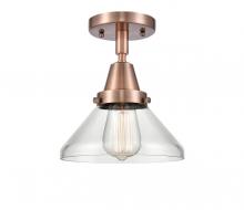 Innovations Lighting 447-1C-AC-G4472 - Caden - 1 Light - 8 inch - Antique Copper - Semi-Flush Mount