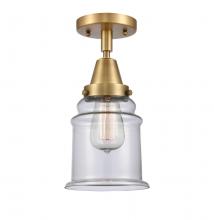 Innovations Lighting 447-1C-BB-G182 - Canton - 1 Light - 6 inch - Brushed Brass - Semi-Flush Mount
