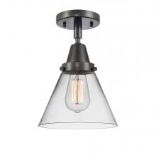 Innovations Lighting 447-1C-BK-G42 - Cone - 1 Light - 8 inch - Matte Black - Semi-Flush Mount