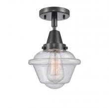 Innovations Lighting 447-1C-BK-G534 - Oxford - 1 Light - 8 inch - Matte Black - Semi-Flush Mount