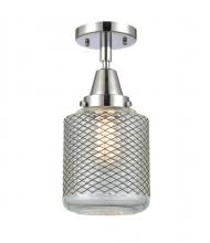 Innovations Lighting 447-1C-PC-G262 - Stanton - 1 Light - 6 inch - Polished Chrome - Semi-Flush Mount