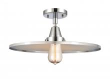 Innovations Lighting 447-1C-PC-MFR-PC-16 - Appalachian - 1 Light - 16 inch - Polished Chrome - Semi-Flush Mount