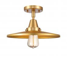 Innovations Lighting 447-1C-SG-MFR-SG-12 - Appalachian - 1 Light - 12 inch - Satin Gold - Semi-Flush Mount