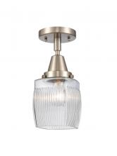 Innovations Lighting 447-1C-SN-G302 - Colton - 1 Light - 6 inch - Brushed Satin Nickel - Semi-Flush Mount
