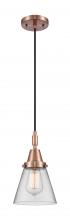 Innovations Lighting 447-1P-AC-G62 - Cone - 1 Light - 6 inch - Antique Copper - Mini Pendant