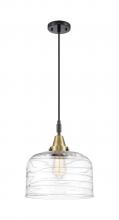 Innovations Lighting 447-1P-BAB-G713-L - Bell - 1 Light - 12 inch - Black Antique Brass - Mini Pendant