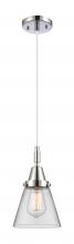 Innovations Lighting 447-1P-PC-G62 - Cone - 1 Light - 6 inch - Polished Chrome - Mini Pendant