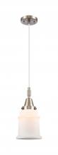 Innovations Lighting 447-1P-SN-G181 - Canton - 1 Light - 7 inch - Brushed Satin Nickel - Mini Pendant
