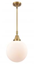 Innovations Lighting 447-1S-BB-G201-10 - Beacon - 1 Light - 10 inch - Brushed Brass - Mini Pendant