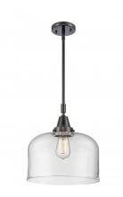 Innovations Lighting 447-1S-BK-G72-L - Bell - 1 Light - 12 inch - Matte Black - Mini Pendant