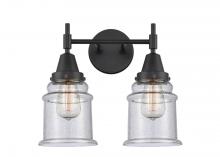 Innovations Lighting 447-2W-BK-G184 - Canton - 2 Light - 15 inch - Matte Black - Bath Vanity Light