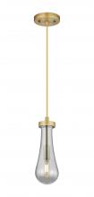 Innovations Lighting 451-1P-BB-G451-4SM - Owego - 1 Light - 5 inch - Brushed Brass - Pendant
