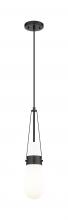 Innovations Lighting 452-1P-BK-G452-4GWH - Milan - 1 Light - 4 inch - Matte Black - Pendant