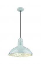 Innovations Lighting 455-1P-16SF - Langston - 1 Light - 16 inch - Seafoam - Cord hung - Pendant