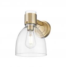 Innovations Lighting 464-1W-BB-G464D-7CL - Lawton Bell - 1 Light - 8 inch - Brushed Brass - Sconce