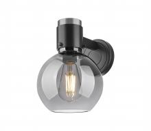 Innovations Lighting 464-1W-BK-G464B-7SM - Lawton Sphere - 1 Light - 8 inch - Matte Black - Sconce