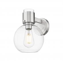 Innovations Lighting 464-1W-SN-G464B-7CL - Lawton Sphere - 1 Light - 8 inch - Satin Nickel - Sconce