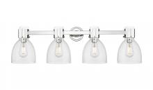 Innovations Lighting 464-4W-PN-G464D-7SDY - Lawton Bell - 4 Light - 27 inch - Polished Nickel - Bath Vanity Light