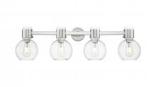 Innovations Lighting 464-4W-SN-G464B-7SDY - Lawton Sphere - 4 Light - 27 inch - Brushed Satin Nickel - Bath Vanity Light