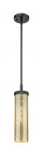 Innovations Lighting 471-1S-BK-G471-12ME - Lincoln - 1 Light - 4 inch - Matte Black - Pendant