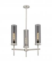 Innovations Lighting 471-3CR-SN-G471-12SM - Lincoln - 3 Light - 21 inch - Satin Nickel - Pendant