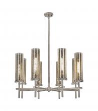 Innovations Lighting 471-8CR-SN-G471-12ME - Lincoln - 8 Light - 27 inch - Satin Nickel - Chandelier