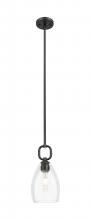 Innovations Lighting 485-1S-BK-G485-6CL - Hudson - 1 Light - 6 inch - Matte Black - Mini Pendant