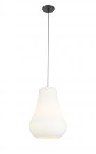 Innovations Lighting 491-1P-BK-G571-12 - Fairfield - 1 Light - 12 inch - Matte Black - Cord hung - Mini Pendant