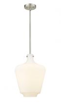 Innovations Lighting 493-1S-SN-G501-12 - Norwalk - 1 Light - 12 inch - Brushed Satin Nickel - Stem hung - Mini Pendant