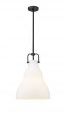 Innovations Lighting 494-1S-BK-G591-14 - Haverhill - 1 Light - 14 inch - Matte Black - Stem hung - Pendant