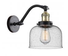 Innovations Lighting 515-1W-BAB-G74 - Bell - 1 Light - 8 inch - Black Antique Brass - Adjustable Sconce
