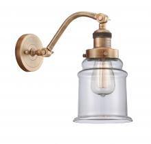 Innovations Lighting 515-1W-BB-G182 - Canton - 1 Light - 6 inch - Brushed Brass - Adjustable Sconce