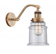 Innovations Lighting 515-1W-BB-G184 - Canton - 1 Light - 6 inch - Brushed Brass - Adjustable Sconce