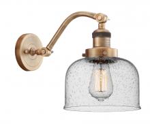 Innovations Lighting 515-1W-BB-G74 - Bell - 1 Light - 8 inch - Brushed Brass - Adjustable Sconce