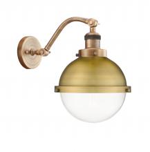 Innovations Lighting 515-1W-BB-HFS-82-BB - Hampden - 1 Light - 9 inch - Brushed Brass - Adjustable Sconce