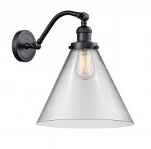 Innovations Lighting 515-1W-BK-G42-L - Cone - 1 Light - 12 inch - Matte Black - Adjustable Sconce