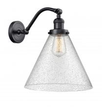 Innovations Lighting 515-1W-BK-G44-L - Cone - 1 Light - 12 inch - Matte Black - Adjustable Sconce